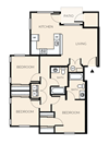 3 Bed 2 Bath C1A